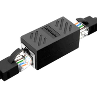CYBERDYNE RJ45 BACK TO BACK - representative inline coupler with cables