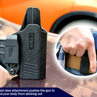 CYTAC I-Mini-Guard Gen3 claw holster concealment view for Taurus G2C and G3C