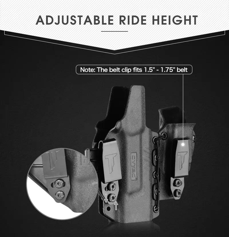 CYTAC K-MASTER APPENDIX CARRY - GLOCK 19/19X/23/32 - NeonSales {{ shop.shopifyCountryName }}