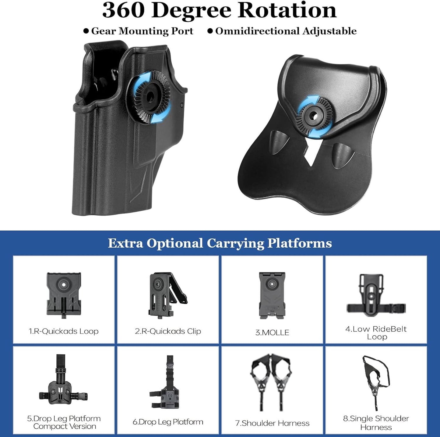 CYTAC R-DEFENDER HOLSTER (G4) - GLOCK 43,43X - NeonSales {{ shop.shopifyCountryName }}