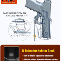 CYTAC R-DEFENDER HOLSTER (G4) - GLOCK 43,43X - NeonSales {{ shop.shopifyCountryName }}