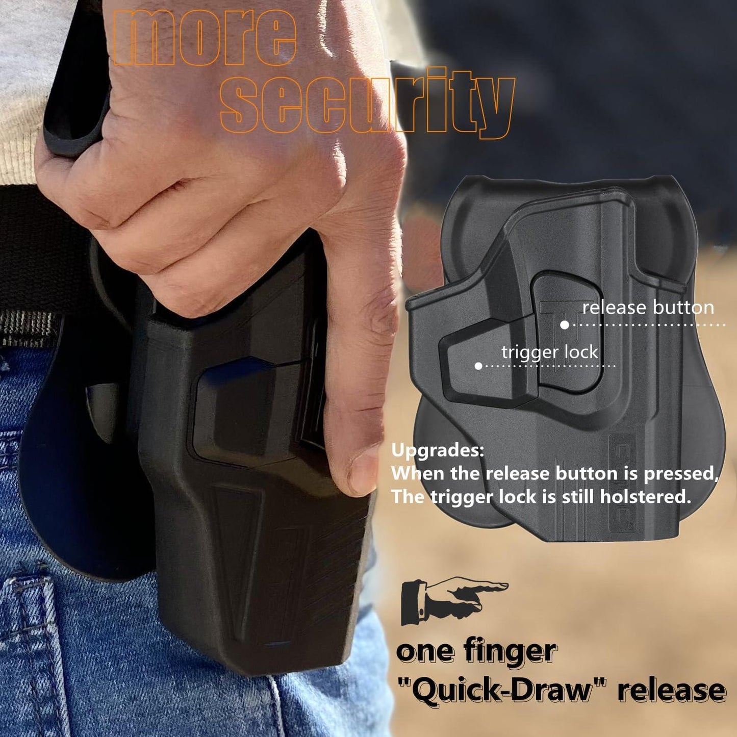CYTAC R-DEFENDER HOLSTER (G4) - GLOCK 43,43X - NeonSales {{ shop.shopifyCountryName }}