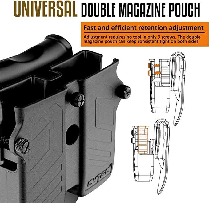 CYTAC UNI. DOUBLE MAGAZINE POUCH (OWB) - CY-MPU - NeonSales {{ shop.shopifyCountryName }}