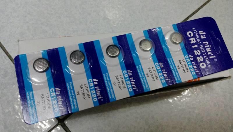 DA VINCI CR1220 BUTTON CELL 3V - EACH - NeonSales {{ shop.shopifyCountryName }}
