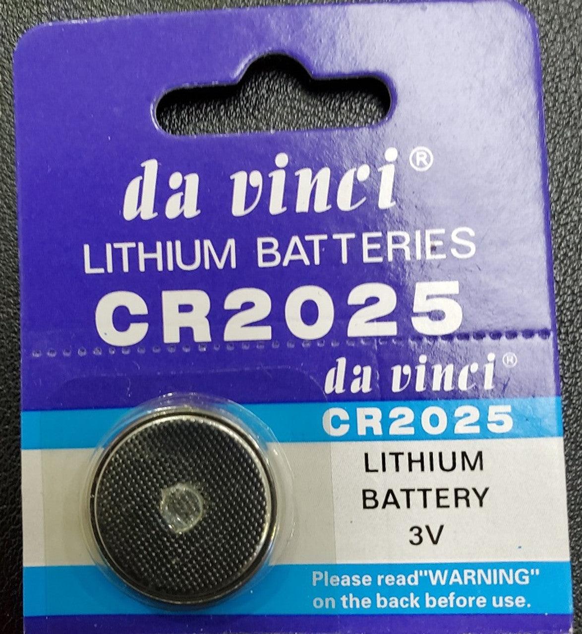 DA VINCI CR2025 COIN CELL 3V - EACH - NeonSales {{ shop.shopifyCountryName }}