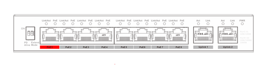 DAHUA 10 PORT UNMANAGED POE SWITCH -8 PORT DESKTOP - NeonSales {{ shop.shopifyCountryName }}