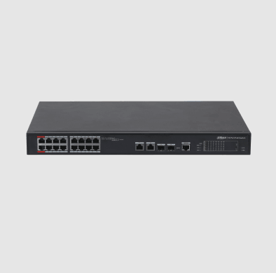 DAHUA 16 PORT 16FE POE+2GE SWITCH - NeonSales South Africa