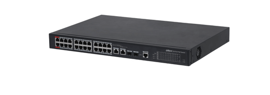 DAHUA 24 PORT 10/100 MANAGED POE SWITCH - NeonSales {{ shop.shopifyCountryName }}