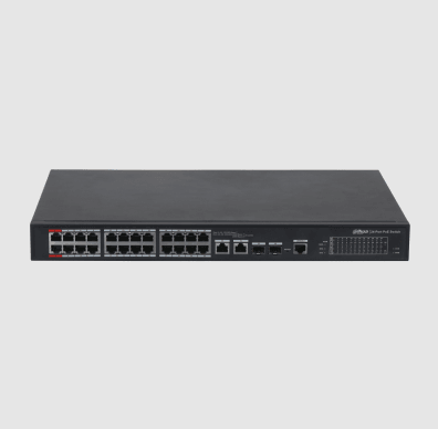 DAHUA 24 PORT 10/100 MANAGED POE SWITCH - NeonSales {{ shop.shopifyCountryName }}