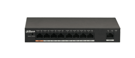 DAHUA 8 PORT 10/100MBPS 8FE ETHERNET POE SWITCH - NeonSales {{ shop.shopifyCountryName }}