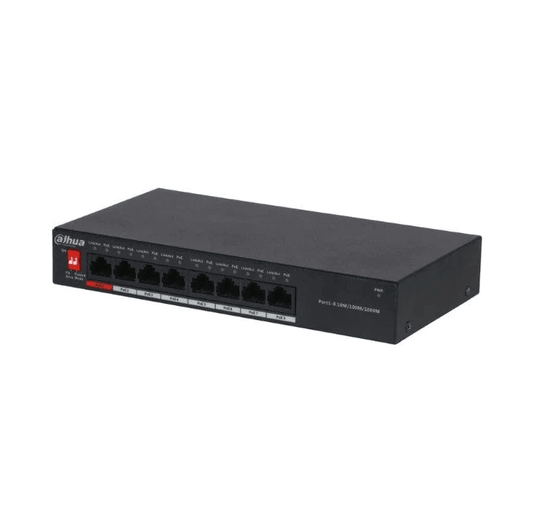 DAHUA 8 PORT GIGABIT ETHERNET POE SWITCH - NeonSales {{ shop.shopifyCountryName }}