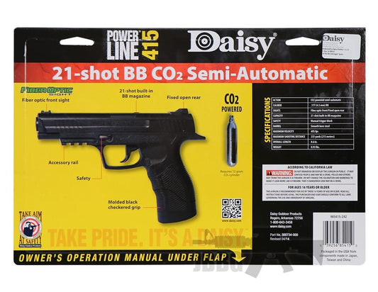 DAISY POWERLINE 415 4.5MM CO2 PISTOL - NeonSales {{ shop.shopifyCountryName }}