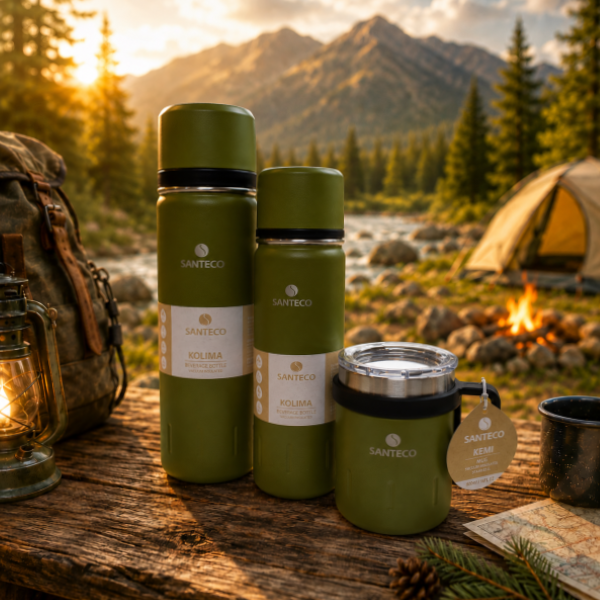 Santeco All Day Vacuum Flask Combo, Ocean Blue