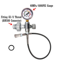 DIN SCUBA TANK FILL STATION 6000 PSI - STAINLESS