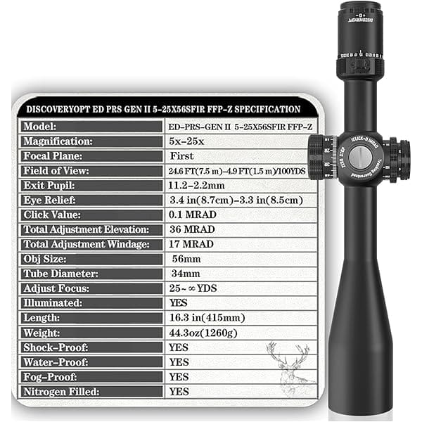 DISCOVERY ED-PRS GEN II 5-25X56SFIR FFP-MRAD/MOA-Z - NeonSales {{ shop.shopifyCountryName }}
