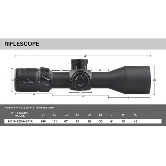 DISCOVERY HD 3-12x44 SFIR (FFP) COMPACT - NeonSales {{ shop.shopifyCountryName }}