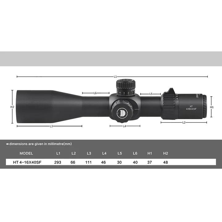 DISCOVERY HT 4-16X40 SF (FFP) RIFLE SCOPE - NeonSales {{ shop.shopifyCountryName }}