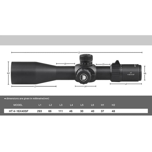 DISCOVERY HT 4-16X40 SF (FFP) RIFLE SCOPE - NeonSales {{ shop.shopifyCountryName }}
