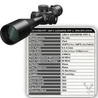 DISCOVERY LHD 6-24X50 SFIR FFP-L SCOPE - NeonSales {{ shop.shopifyCountryName }}
