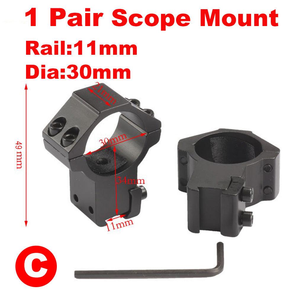 DISCOVERY MOUNT RINGS, 30MM, HIGH, 9-11MM DOVETAIL - NeonSales {{ shop.shopifyCountryName }}