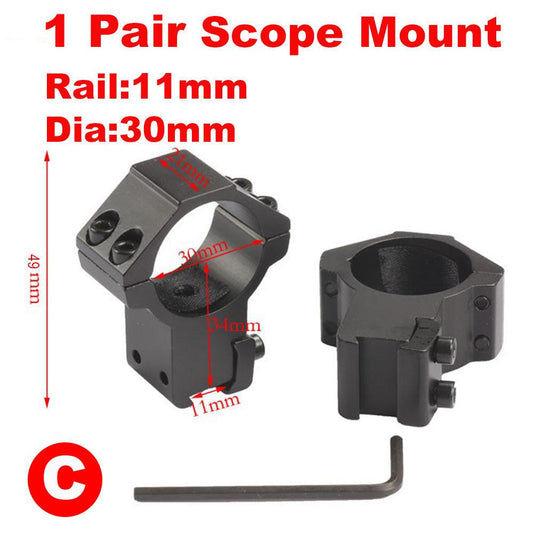 DISCOVERY MOUNT RINGS, 30MM, HIGH, 9-11MM DOVETAIL - NeonSales {{ shop.shopifyCountryName }}