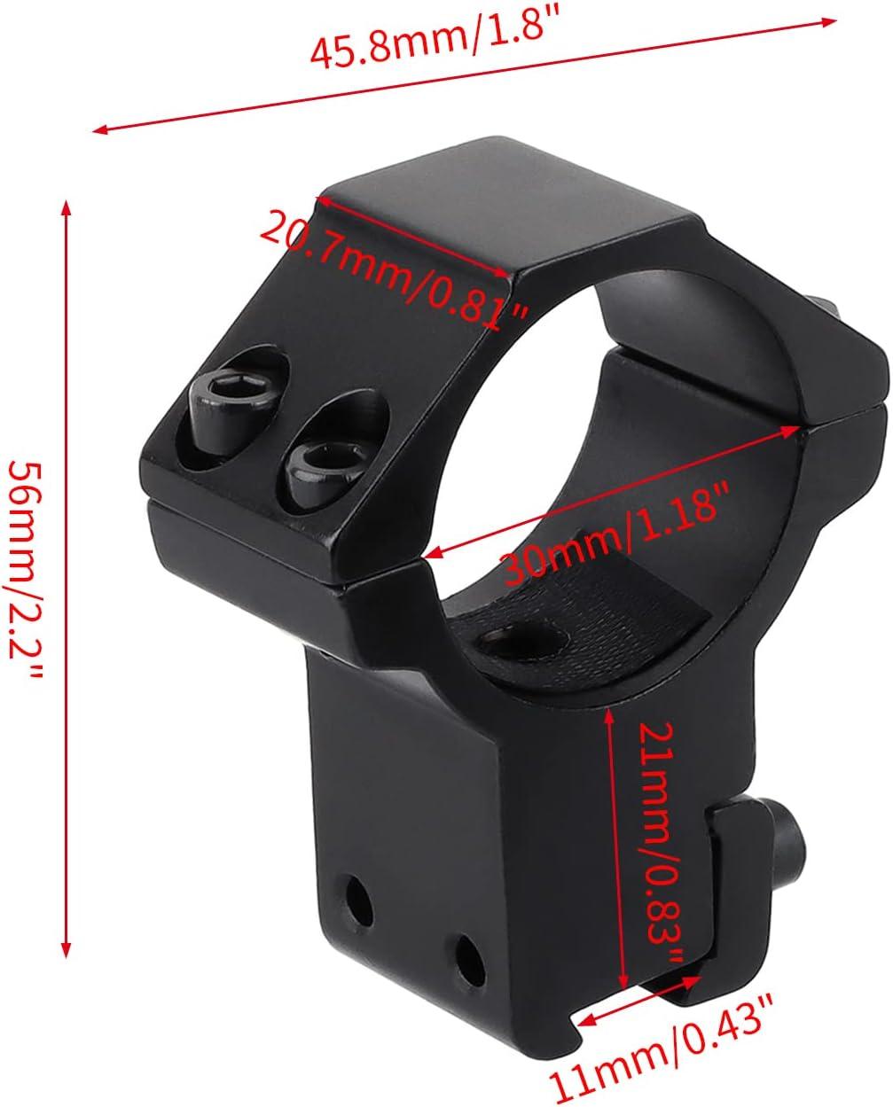 DISCOVERY MOUNT RINGS, 30MM, HIGH, 9-11MM DOVETAIL - NeonSales {{ shop.shopifyCountryName }}