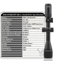 DISCOVERY MS 4-16X42 AOAC SCOPE - NeonSales {{ shop.shopifyCountryName }}