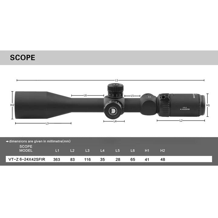 DISCOVERY VT-Z 6-24X42 SFIR (TAC TURRETS) - NeonSales {{ shop.shopifyCountryName }}