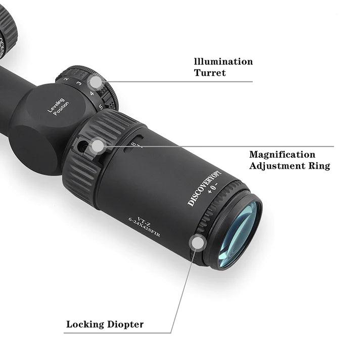 DISCOVERY VT-Z 6-24X42 SFIR (TAC TURRETS) - NeonSales {{ shop.shopifyCountryName }}