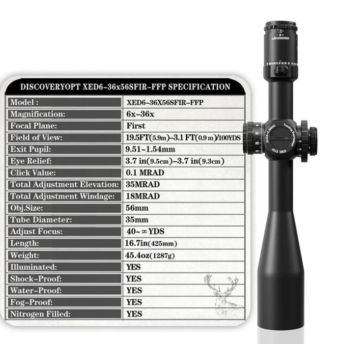 DISCOVERY XED 6-36X56SFIR FFP-MRAD MOA-ZERO STOP - NeonSales {{ shop.shopifyCountryName }}