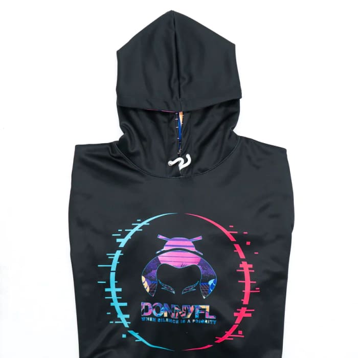DONNYFL RETRO HOODIE SMALL - NeonSales {{ shop.shopifyCountryName }}