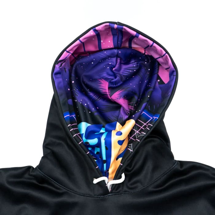 DONNYFL RETRO HOODIE SMALL - NeonSales {{ shop.shopifyCountryName }}