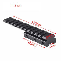 DOVETAIL - WEAVER RAIL ADAPTER & 20MM RISER - NeonSales {{ shop.shopifyCountryName }}