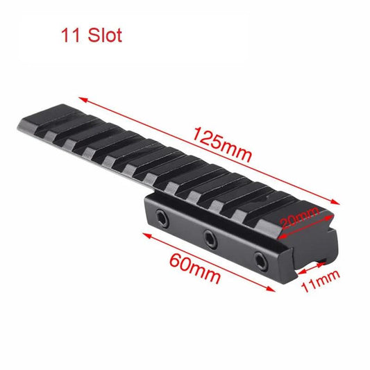 DOVETAIL - WEAVER RAIL ADAPTER & 20MM RISER - NeonSales {{ shop.shopifyCountryName }}