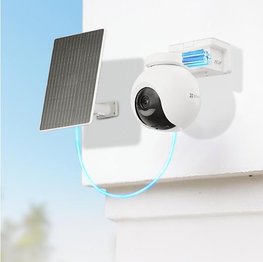EZVIZ HB8 4K PRO + SOLAR PANEL SMART CAMERA