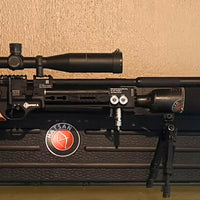 Eagle Vision DIY 25 x 75 Side-Cam scope setup — real indoor photo