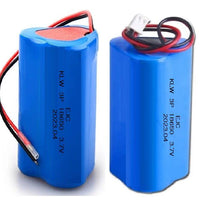 EJC V-SHAPED 3 X 18650 BATTERY PACK WITH CONNECTOR