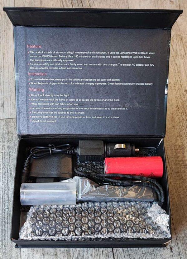 EJC X900 26650 TORCH KIT W/ CHARGERS - NeonSales {{ shop.shopifyCountryName }}