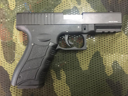 EKOL GEDIZ (GLOCK 17) BLANK GUN - BLACK W/ CHROME - NeonSales {{ shop.shopifyCountryName }}