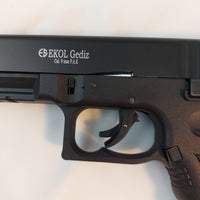 EKOL GEDIZ (GLOCK 17) BLANK GUN - BLACK W/ CHROME - NeonSales {{ shop.shopifyCountryName }}