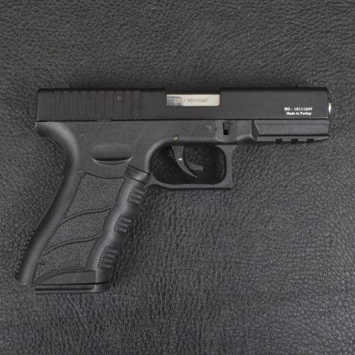 EKOL GEDIZ (GLOCK 17) BLANK GUN - BLACK W/ CHROME - NeonSales {{ shop.shopifyCountryName }}