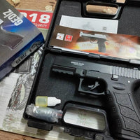 EKOL GEDIZ (GLOCK 17) BLANK GUN - BLACK W/ CHROME - NeonSales {{ shop.shopifyCountryName }}