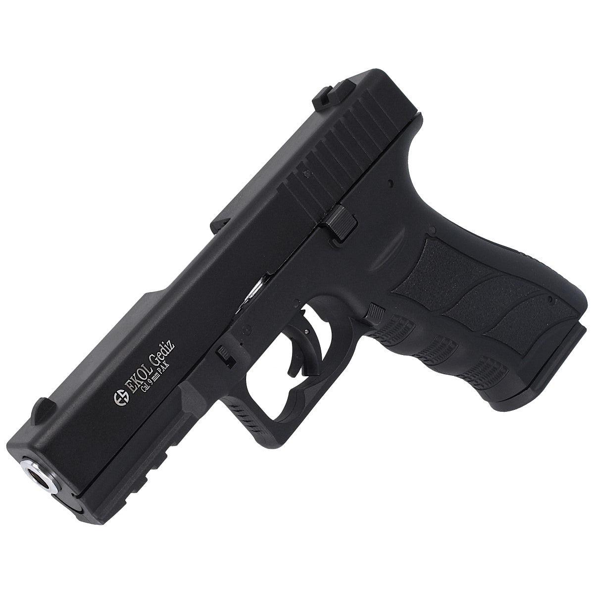 EKOL GEDIZ (GLOCK 17) BLANK GUN - BLACK W/ CHROME - NeonSales South Africa