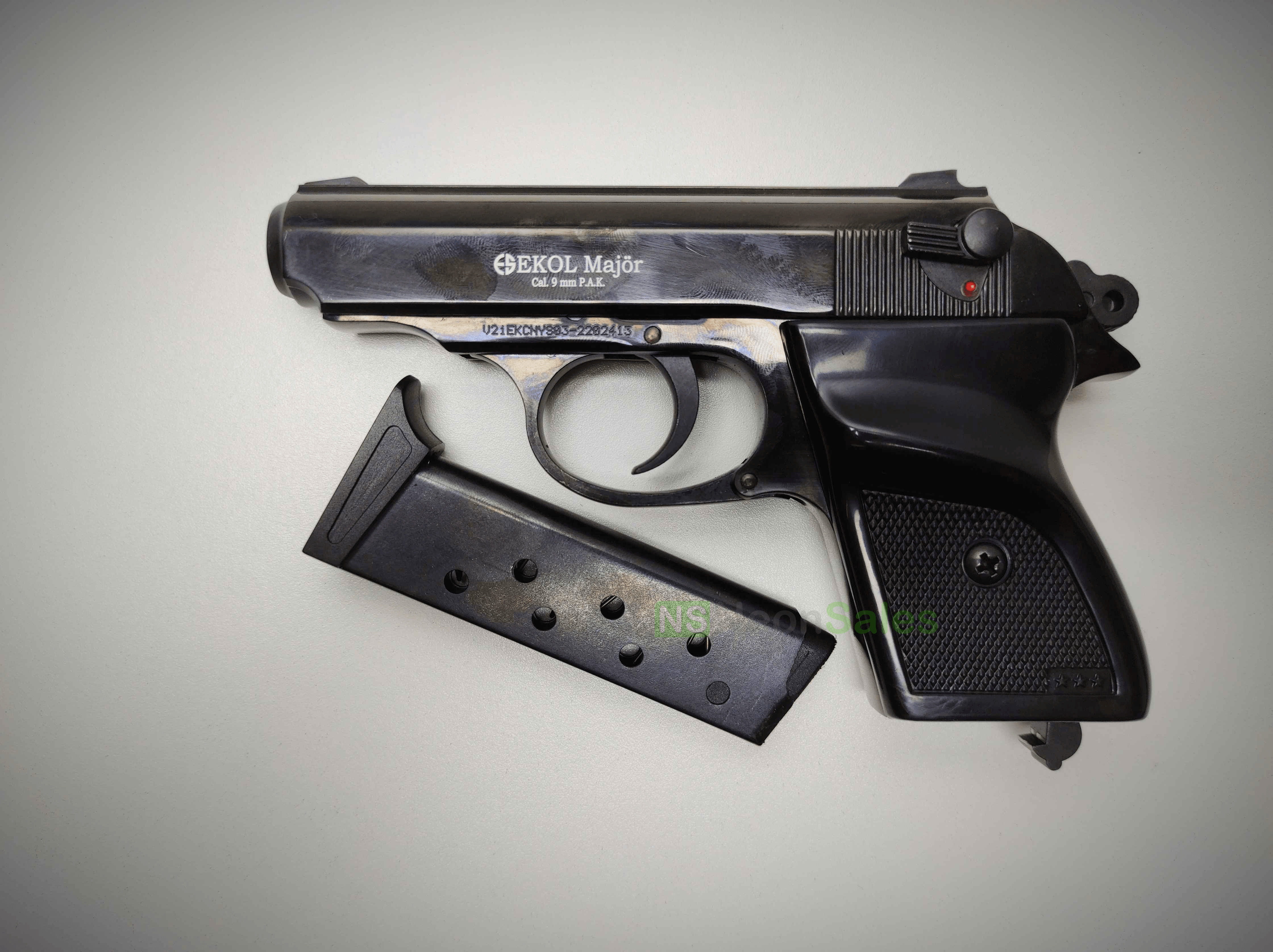 EKOL MAJOR BLANK GUN + 10 BLANKS + HOLSTER - NeonSales {{ shop.shopifyCountryName }}
