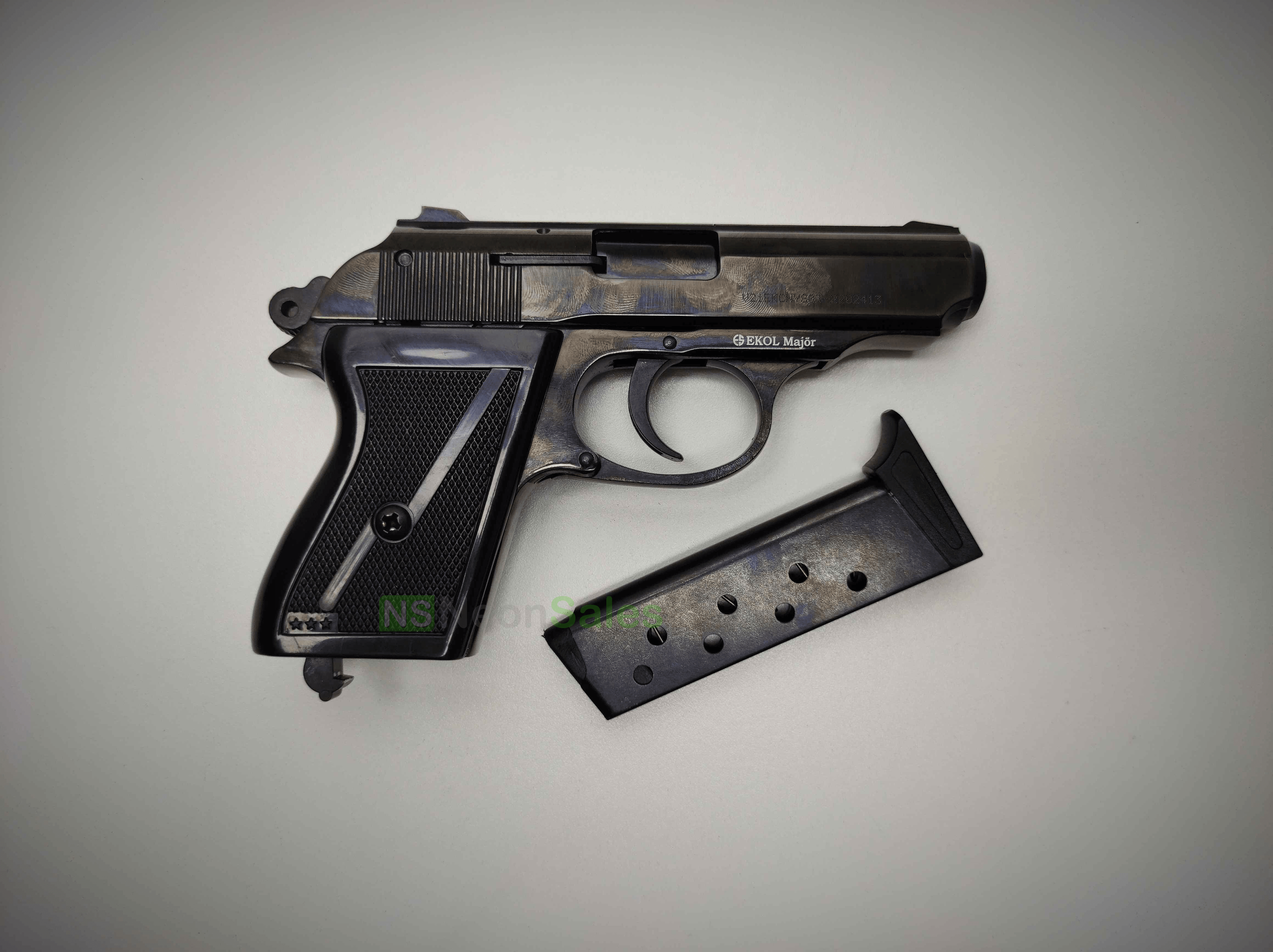 EKOL MAJOR BLANK GUN + 10 BLANKS + HOLSTER - NeonSales {{ shop.shopifyCountryName }}