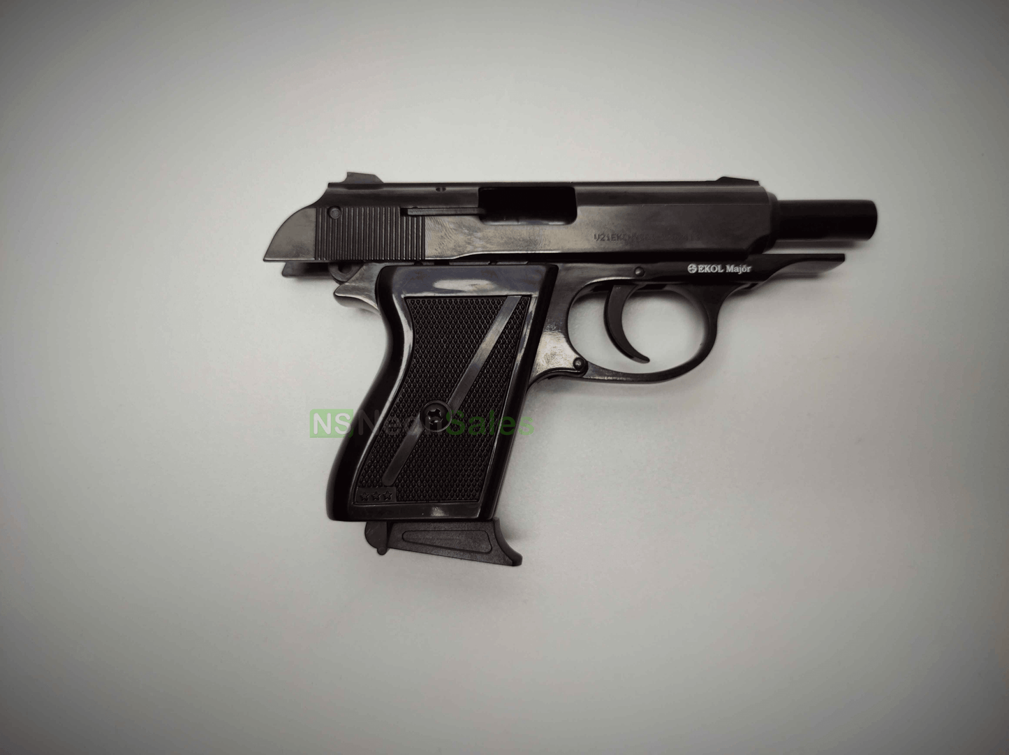 EKOL MAJOR (PM REPLICA) COMPACT BLANK GUN - BLUED - NeonSales {{ shop.shopifyCountryName }}