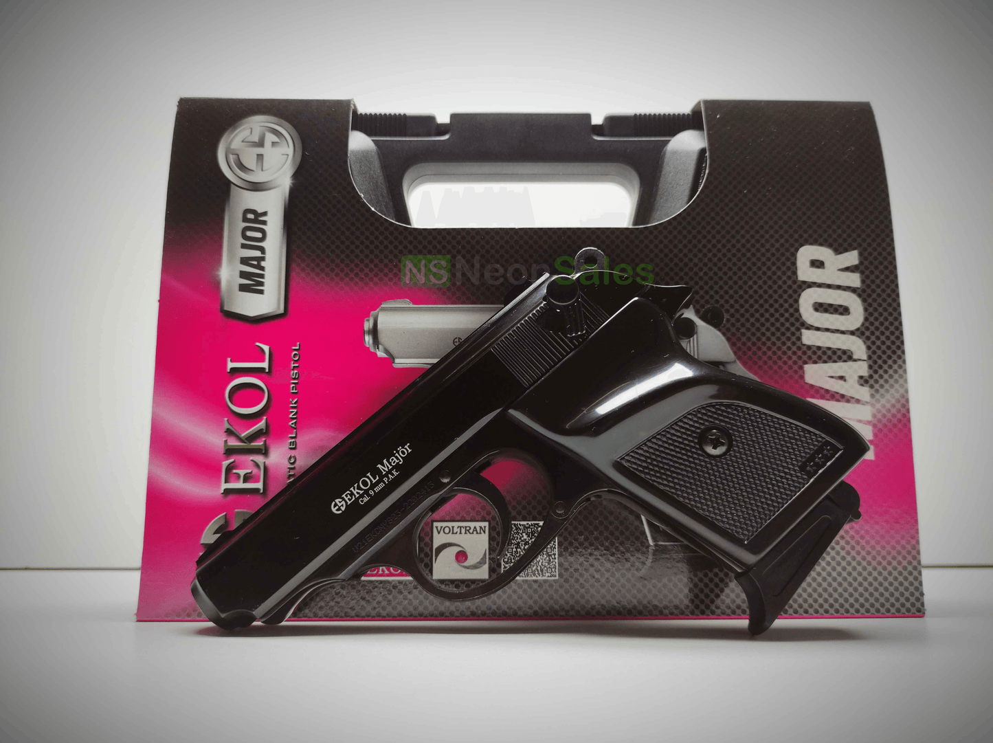 EKOL MAJOR (PM REPLICA) COMPACT BLANK GUN - BLUED - NeonSales {{ shop.shopifyCountryName }}