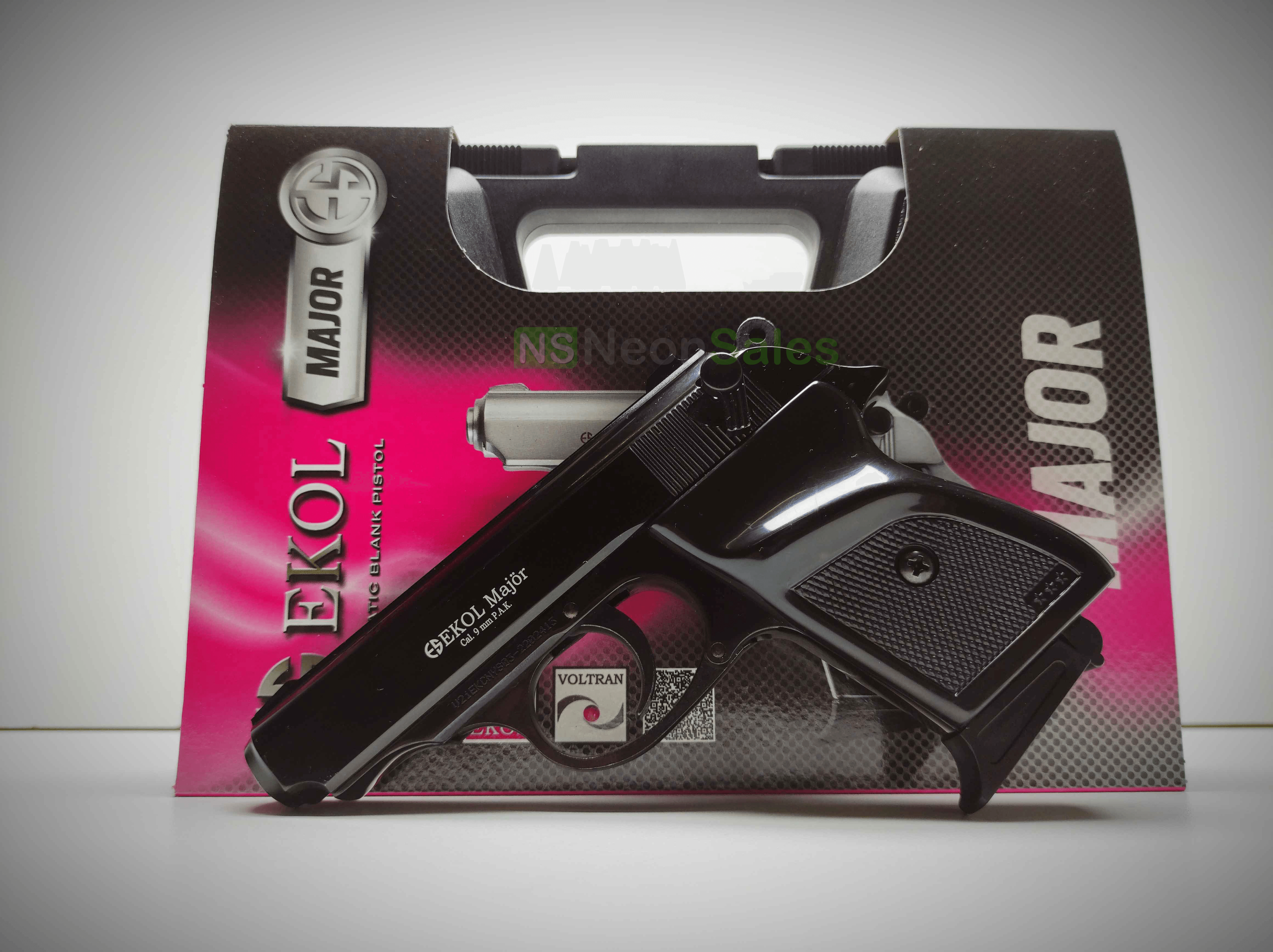 EKOL MAJOR (PM REPLICA) COMPACT BLANK GUN - BLUED - NeonSales {{ shop.shopifyCountryName }}