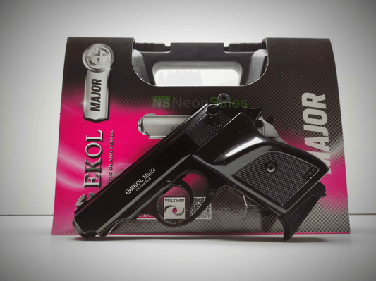 EKOL MAJOR (PM REPLICA) COMPACT BLANK GUN - BLUED - NeonSales {{ shop.shopifyCountryName }}