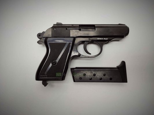 EKOL MAJOR (PM REPLICA) COMPACT BLANK GUN - BLUED - NeonSales {{ shop.shopifyCountryName }}